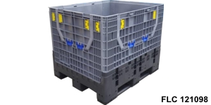 Folding plastic pallet containers 1200x1000x860, 1200x1000x980